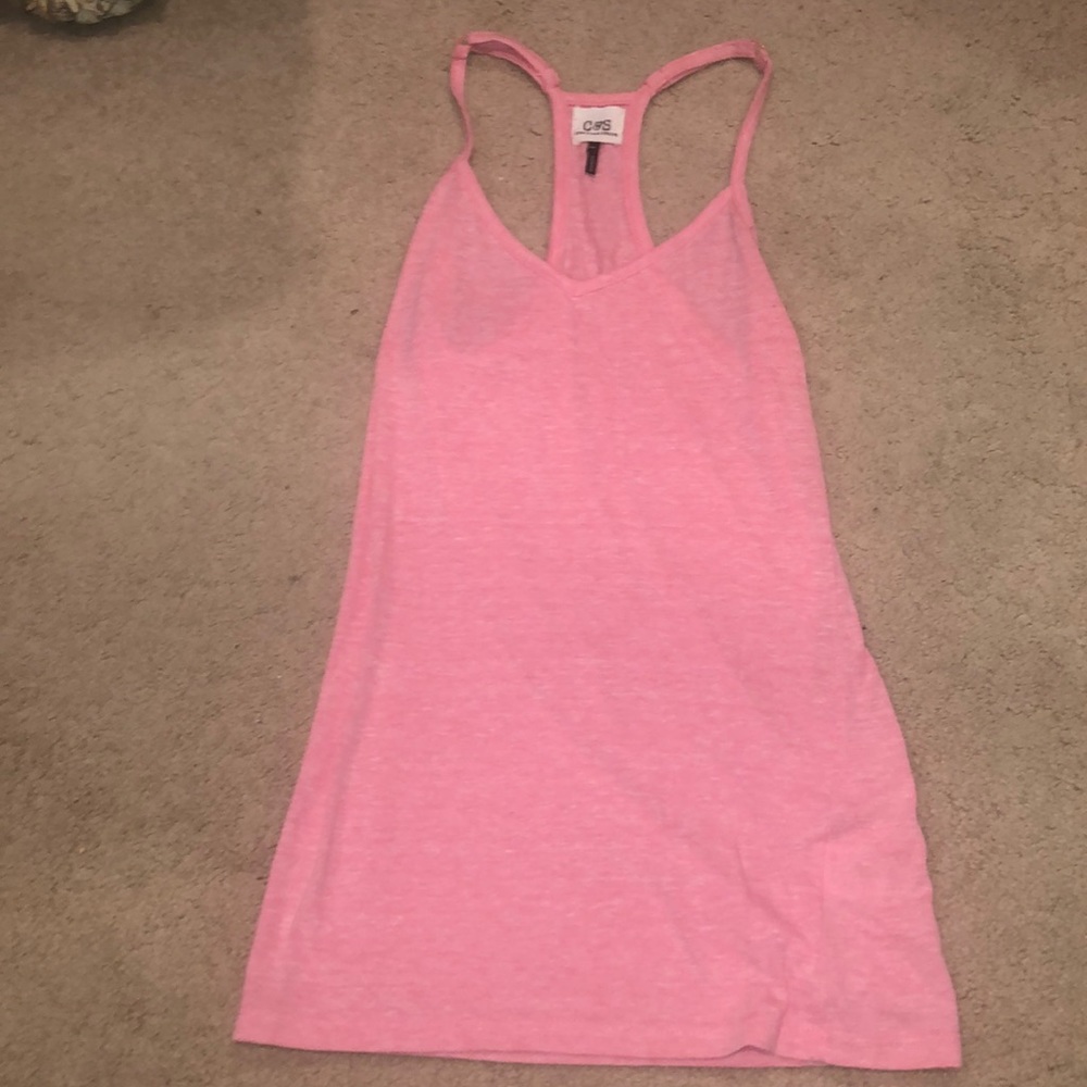 Pink Workout Tank Top